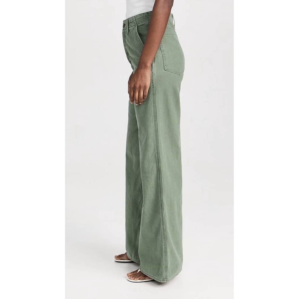 NEW MOTHER women's major sneak roller jeans in roger that - Picture 2 of 5